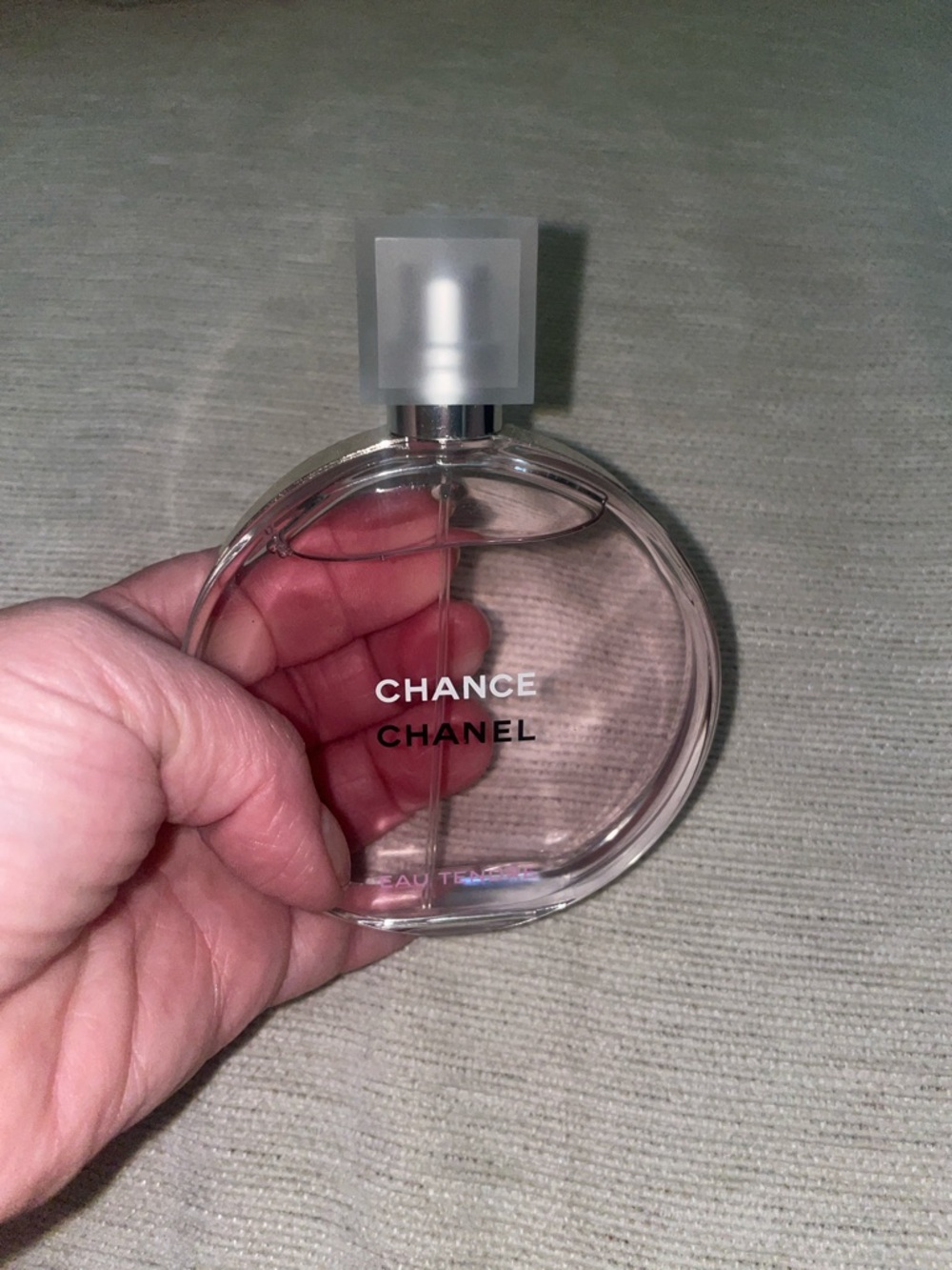 NEW NO BOX SPRAYED ONCE CHANEL Chance Eau Tendre Perfume Fragrance 3.4 OUNCES - Picture 5 of 5